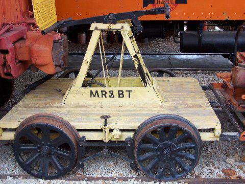 The Mississippi River & Bonne Terre Railroad or MRBT ran through 
                Valles Mines until the late 1960's.